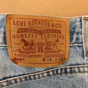 men's levi's jeans 505